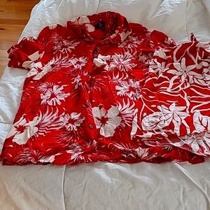 Couple hawaiian shirts